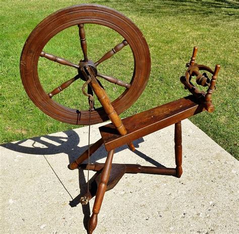 Antique spinning wheel - Sep 3, 2020 · The wheels are sometimes marked with a maker’s mark. Most CPWs come from the late 1800s to early 1900s. The Spinning Wheel Sleuth. Great all around information on wheels and, in particular, antiques. They also cover antique looms. It is worth purchasing a subscription. Antique Spinning Wheels, Looms and Fiber Equipment 